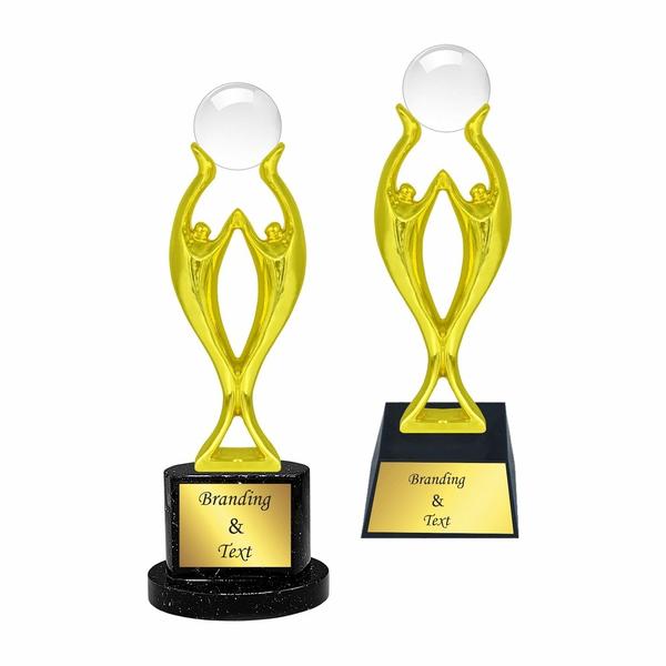Polyresin trophies are durable, lightweight awards made from high-quality resin, known for their detailed designs and versatile finishes.They offer an elegant, cost-effective solution with customizable options, ideal for sports, corporate, and special events.