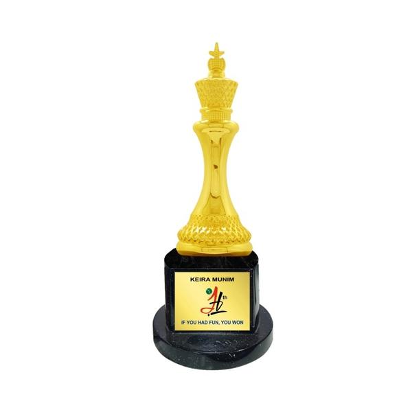 Polyresin trophies are durable, lightweight awards made from high-quality resin, known for their detailed designs and versatile finishes.They offer an elegant, cost-effective solution with customizable options, ideal for sports, corporate, and special events.