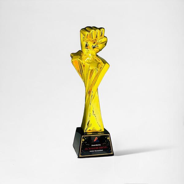 Polyresin trophies are durable, lightweight awards made from high-quality resin, known for their detailed designs and versatile finishes.They offer an elegant, cost-effective solution with customizable options, ideal for sports, corporate, and special events.