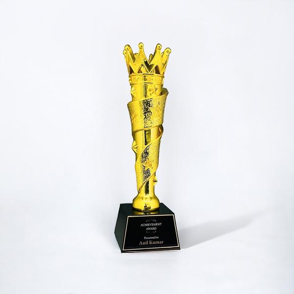 Polyresin trophies are durable, lightweight awards made from high-quality resin, known for their detailed designs and versatile finishes.They offer an elegant, cost-effective solution with customizable options, ideal for sports, corporate, and special events.
