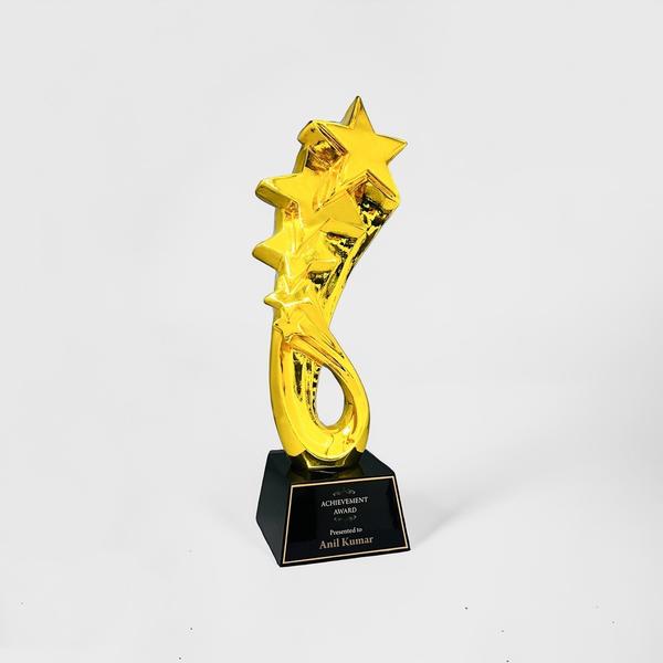 Polyresin Trophy with crystal base
