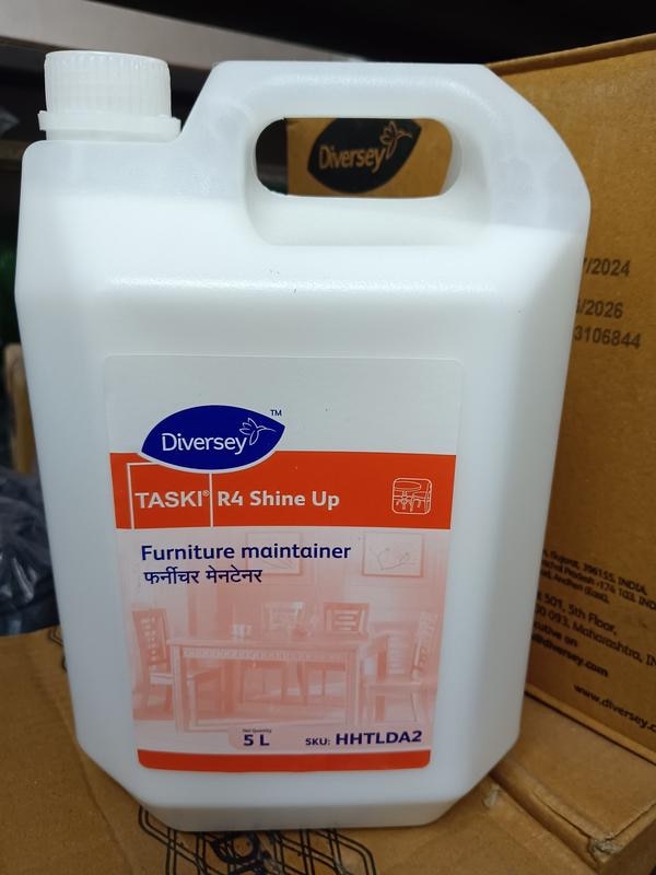 Taski R4 5 Ltr, Taski R4 5 Ltr Shine Up , Taski R4 Shine Up 5 Ltr,Taski R4 5 Ltr, Taski R4 Furniture Maintainer 5 Ltr, Taski R4 5 Ltr Vendor In Pune, Taski R4 5 Ltr Dealer in Pune, Taski R4 5 Ltr Distributor in Pune, Taski Diversey Liquid R4 5 Ltr Wholesale Supplier in Pune Classic Enterprises Pune Cell: 9764107488 / 9024926658Email:- classicenterprises97@gmail.comWeb:- www.classicenterprisespune.in