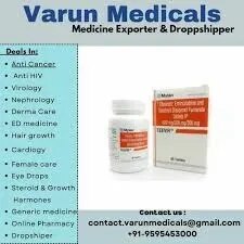 Teevir 600mg/200mg/300mg (Efavirenz , Emtricitabine and Tenofovir Disoproxil Fumarate) product image