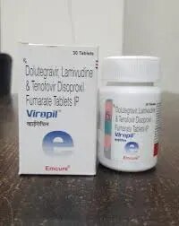 Dolutegravir, Lmivudine, Tenofovir Disoproxil ( Viropil ) Tablets product image