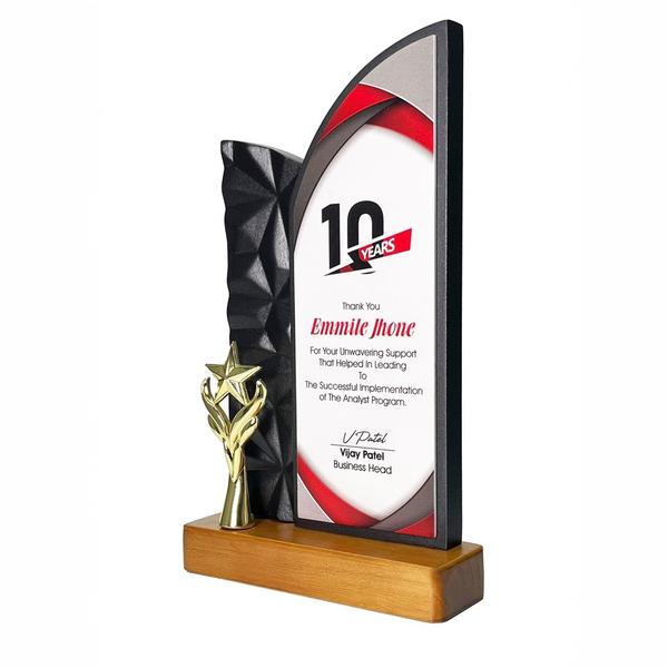 Wood Metal Trophy