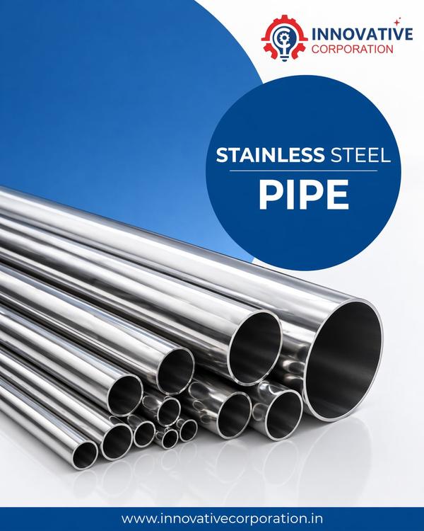 Innovation Corporation is a leading SS Round Pipe Manufacturer in Surat, offering high-quality stainless steel round pipes in SS 304 and SS 316 grades. Our SS round pipes are widely used in industrial, chemical, construction, fabrication, and piping applications due to their excellent strength, corrosion resistance, and durability.We supply stainless steel round pipes in sizes ranging from 1 NB to 24 NB with SCH 5 to SCH 40, ensuring precision manufacturing and superior finish. Our pipes are available in seamless, ERW, and welded types to meet diverse industrial requirements.As a trusted stainless steel round pipe supplier and dealer in Surat, Innovation Corporation ensures consistent quality, competitive pricing, and timely delivery for all project needs.