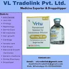 Pemetrexed Solution for Intravenous Infusion Vrtu 500mg product image