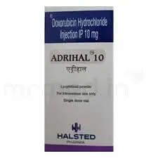 Doxorubicin Hydrochloride Injection Adrihal 10 mg/ 50 mg product image