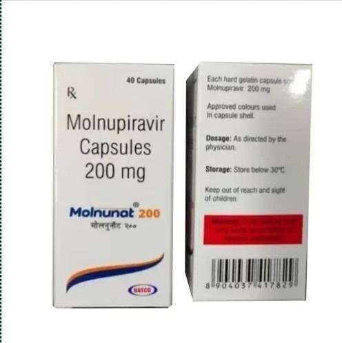 Molnunat 200 mg capsule (Molnupiravir) product image