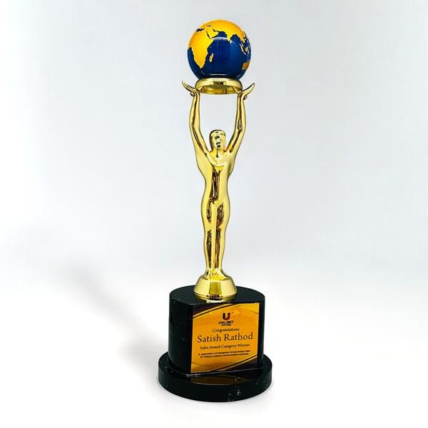 Wood Metal Trophy