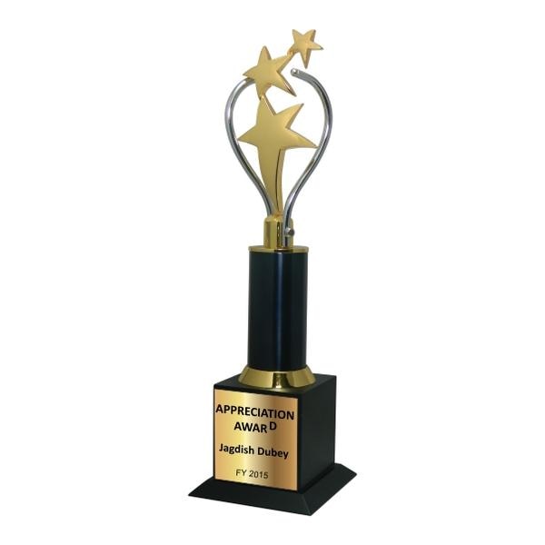 Wood Metal Trophy