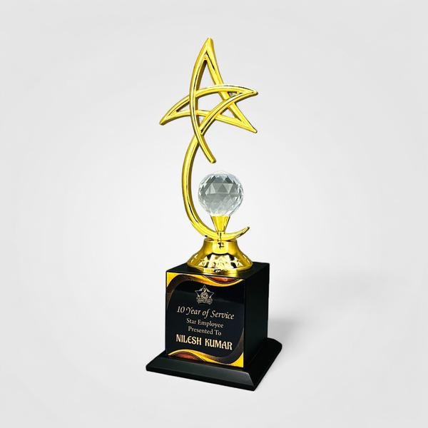 Wood Metal Trophy