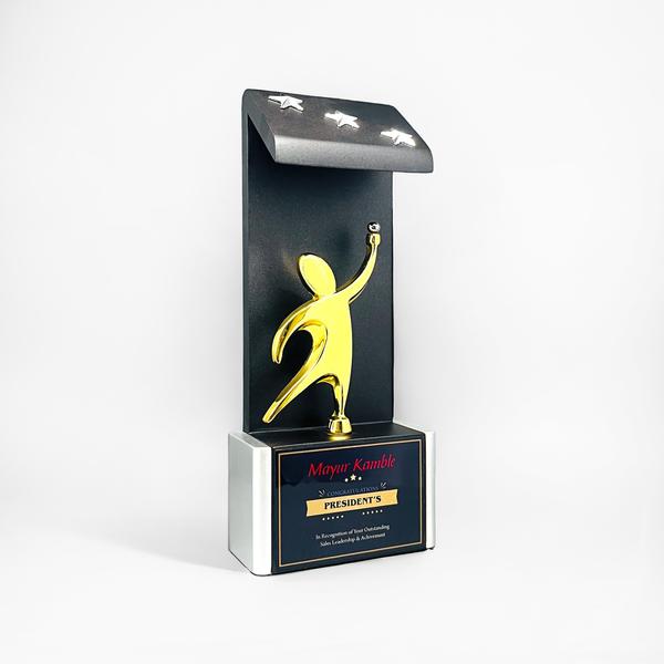 Wood Metal Trophy
