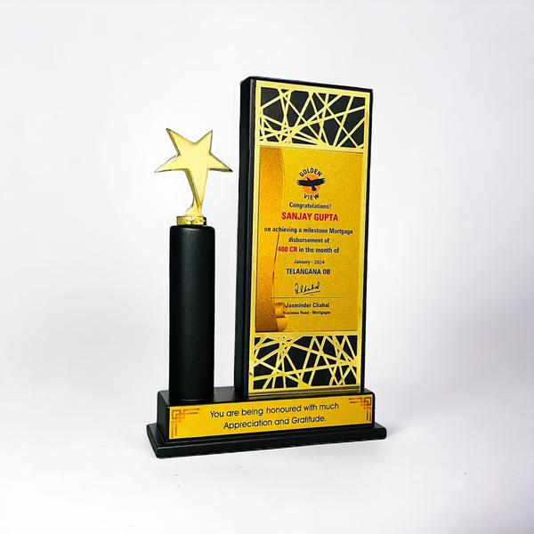 Wood Metal Trophy