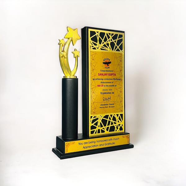 Wood Metal Trophy
