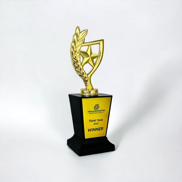 Wood Metal Trophy