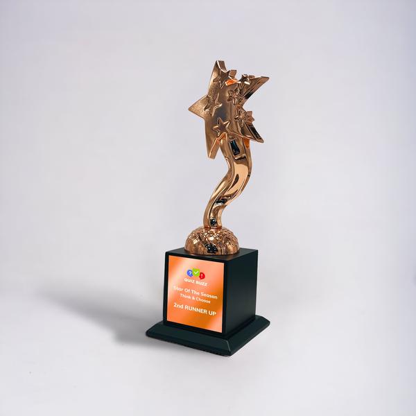Wood Metal Trophy