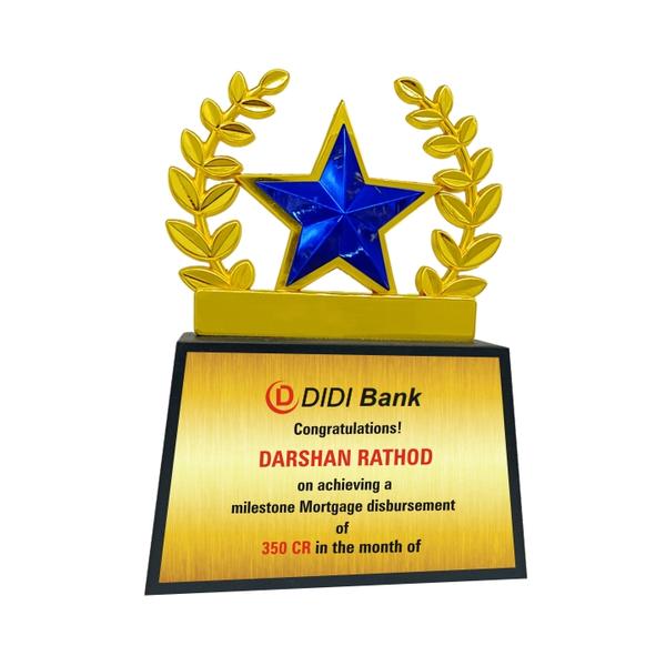 Wood Metal Trophy
