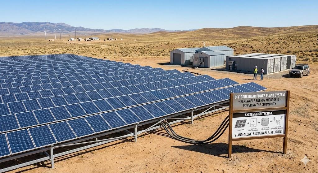 Off Grid Solar Power Plant System
