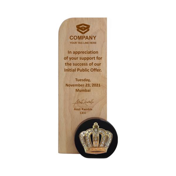 Wood Metal Trophy