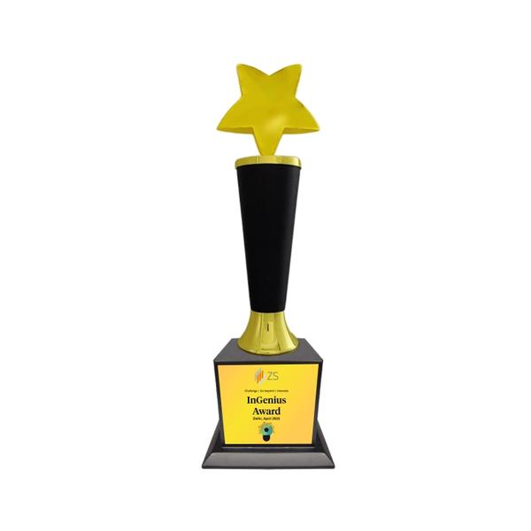 Wood Metal Trophy