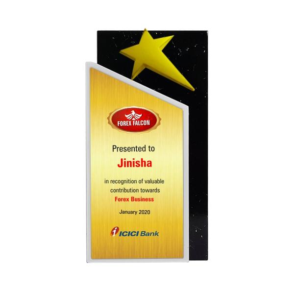 Wood Metal Trophy