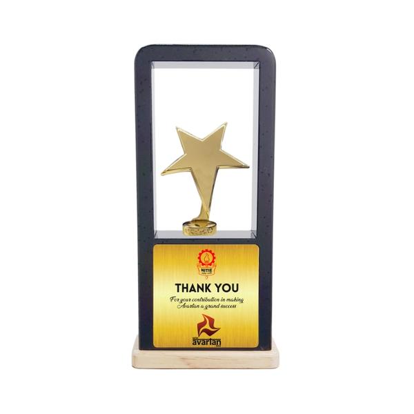 Wood Metal Trophy