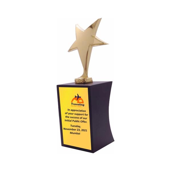 Wood Metal Trophy