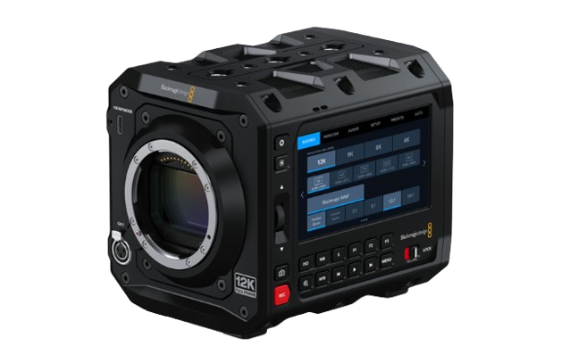 Blackmagic PYXIS 12K L-Mount is an advanced digital film camera with an incredibly versatile design that lets you build the perfect camera rig for your production. This new model features a 12,288 x 8040 full frame RGBW sensor with built in optical low pass filter, 16 stops of dynamic range, dual CFexpress media slots, all in a customizable body with flexible mounting options and side plates. Blackmagic PYXIS 12K L-Mount features a fixed L-Mount that works with the latest full frame lenses and a wide range of lens adapters.