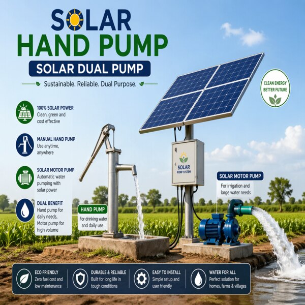 Solar Hand Pump Solar Dual Pump