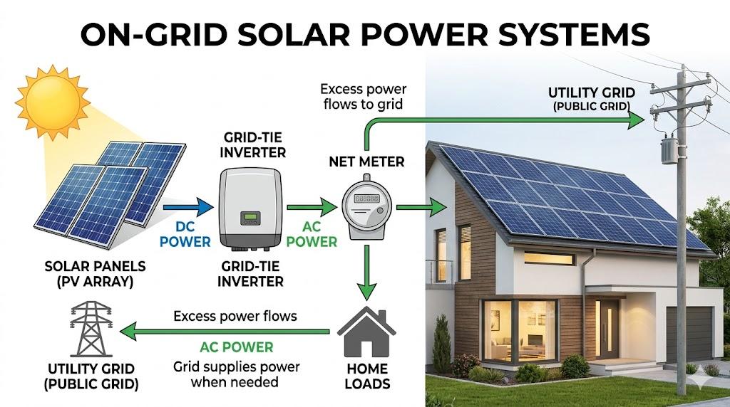On Grid Solar Power Systems