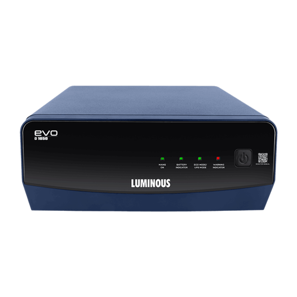 What's in the box?
1N Inverter, 1N Warranty card

Dimensions (in cm)
27.5 X 26.0 X 11.5

Technology
Sine Wave

VA Rating
900 VA

Max Charging Current(in Amp)
17

No. of Batteries Supported
1N

Eco Mode Voltage Operation
85 - 290 VAC

UPS Mode Voltage Operation
180 - 265 VAC

Change over time (Milli Sec)
<20

Net Weight(In Kg)
9.5 ± 3%

Warranty
“36 Months (For detailed terms and conditions of warranty please refer to the warranty card supplied along with the product”) For product installation and usage details refer to the product Manual downloadable by scanning the QR code on the front panel of inverter using any QR code scanner App”