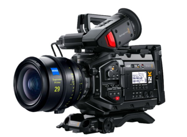 Upping the electronics and recording capabilities of its Mini Pro predecessor, the Blackmagic Design's URSA Mini Pro 4.6K G2 Digital Cinema Camera brings expanded control set and even more functionality. The G2 introduces an updated Super 35 4.6K sensor featuring 15 stops of dynamic range at 3200 ISO, high frame rate recording up to 300 fps, and additional recording functionality.

First, the addition of external camera controls allows menus to be accessed to change exposure settings, activate slow/fast motion, or engage focus assist or other functions. The exterior of the camera also gains a monochrome LCD panel which displays essential shooting data at a glance. Another welcome pro feature is the built-in ND (neutral density) filter wheel. The four-position wheel switches between two, four, and six stops of neutral density, plus a clear filter for no exposure reduction.

Behind the display, two SD card slots beside the CFast 2.0 slots enable more affordable media to be used for less intensive recording formats. The G2 introduces a USB-C expansion port so you can record directly to external drives. The default electronic EF lens mount is user-interchangeable and adjustable to ensure proper flange focal distance.