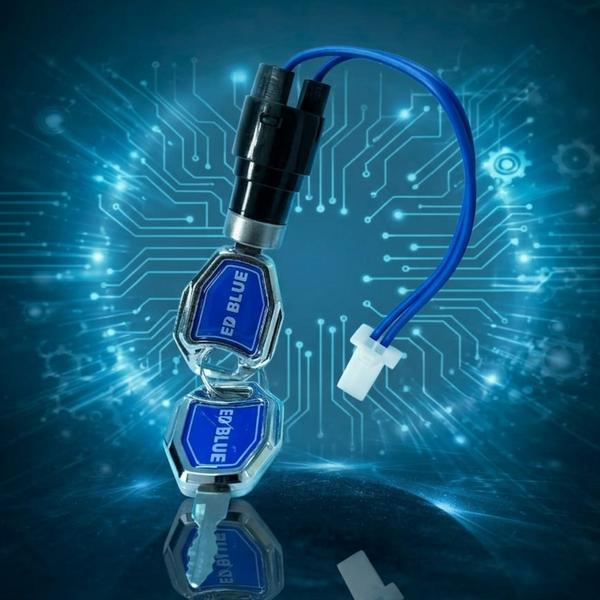 Elevate the security and reliability of your electric vehicle with the ED BLUE Computerized Key Lock System. Engineered for modern electric mobility, this high-security ignition set combines advanced mechanical precision with an ergonomic, premium design to ensure your vehicle is protected while providing effortless daily operation.