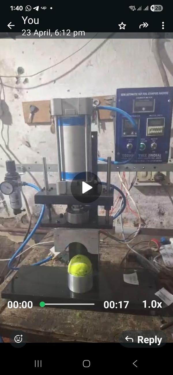 tennis ball heat press machine