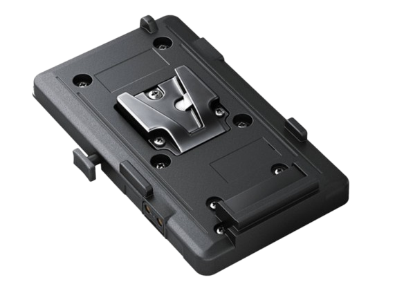 This V-Mount Battery Plate from Blackmagic Design allows you to attach third party V-Mount batteries to your URSA camera. The VLock connects directly to the back of the URSA, avoiding the need for extra cabling.Includes a D-Tap port for accessory power