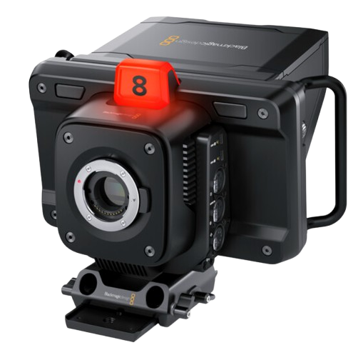 Made to work seamlessly with powerful SDI video switchers, the Blackmagic Design Studio Camera 4K Pro G2 now offers live streaming plus pro connections like 12G-SDI and 10GbE Ethernet. The Ethernet connection enables you to set up a SMPTE-style workflow using a more affordable single-cable setup with PoE (power over ethernet) and the 12G-SDI output and program return provides camera control, talkback, and tally functions. This latest 4K Pro model retains features like a 7