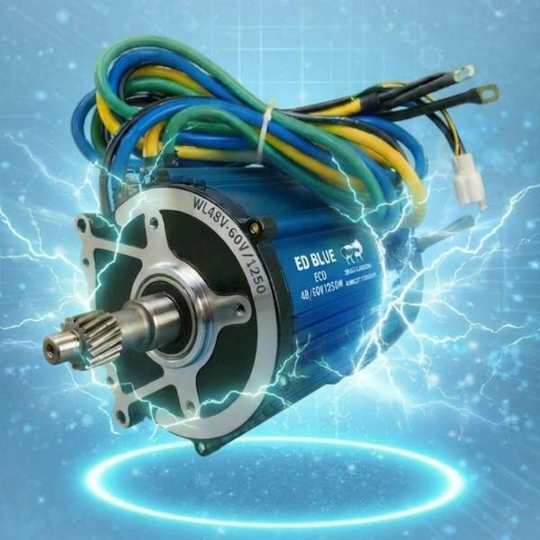 The 1500W PRO BLDC Motor is a high-efficiency, reliable solution designed for electric rickshaw. Built with advanced brushless DC technology, it ensures smooth performance, low noise, and minimal maintenance. Operating on 48/60V systems, the motor delivers a rated speed of 2700 RPM and up to 3100 RPM at idle, providing consistent power and efficiency. It offers a rated torque of 23 Nm, enabling strong acceleration and excellent load-handling capability. With a compact 120 mm design and durable construction. The BLDC control mode enhances energy efficiency and precise speed control. Finished in a premium blue color, this motor is ideal for e-rickshaws, making it a dependable and cost-effective choice.