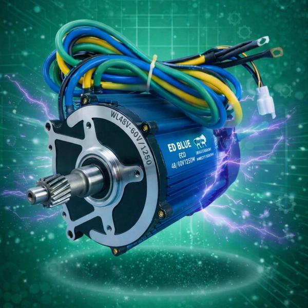 The 1500W PRO BLDC Motor is a high-efficiency, reliable solution designed for electric rickshaw. Built with advanced brushless DC technology, it ensures smooth performance, low noise, and minimal maintenance. Operating on 48/60V systems, the motor delivers a rated speed of 2700 RPM and up to 3100 RPM at idle, providing consistent power and efficiency. It offers a rated torque of 23 Nm, enabling strong acceleration and excellent load-handling capability. With a compact 120 mm design and durable construction. The BLDC control mode enhances energy efficiency and precise speed control. Finished in a premium blue color, this motor is ideal for e-rickshaws, making it a dependable and cost-effective choice.