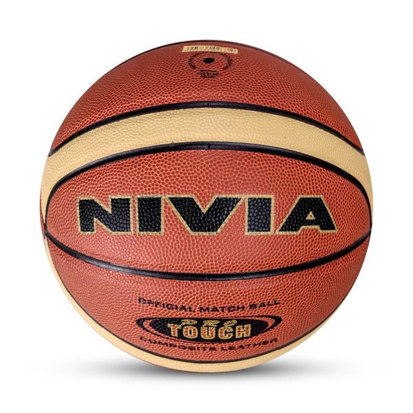 NIVIA Pro-Touch Basketball - Step onto the court with confidence! The NIVIA Pro-Touch Basketball is a game-changer meticulously crafted for elite players who demand precision durability and control. Designed with a premium microfiber PU Leather cover NIVIA Pro-Touch Basketball ensures superior grip optimal bounce and long-lasting performance making every dribble and shot count in professional leagues and international matches. Indoor-specific design optimized for pro-league performance. Durable construction with long-lasting material for extended gameplay. Basketball Size 7: Circumference 75-77 cm; Weight 580-620g.