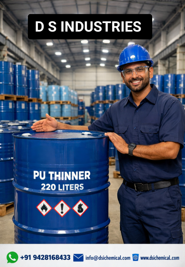 PU Thinner refers to a type of solvent used primarily with polyurethane coatings. Polyurethane (PU) coatings are commonly used in various industries for their durability and resistance to chemicals, abrasion, and weathering. PU Thinner is used to adjust the viscosity of polyurethane coatings, making them easier to apply and ensuring a smooth finish. Thinning the polyurethane also helps in controlling the drying time and improving the flow and leveling properties of the coating. It's essential to follow manufacturer recommendations for the correct type and amount of thinner to use to maintain the desired properties of the polyurethane coating. Additionally, proper ventilation and safety precautions should always be observed when working with solvents like PU Thinner.
