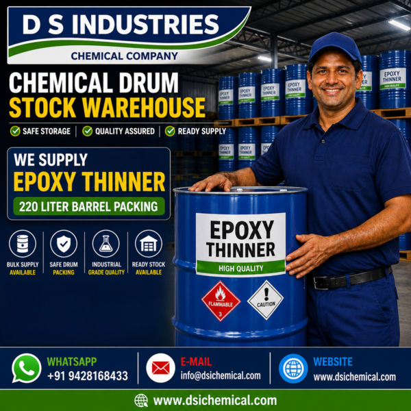 Epoxy Thinner is a mixture of hydrocarbons designs to thin out paints. The thinner is primarily used within the coatings industry in order to get the perfect bubble-free, sagging finish. It is great for leveling for epoxy paints and coatings.