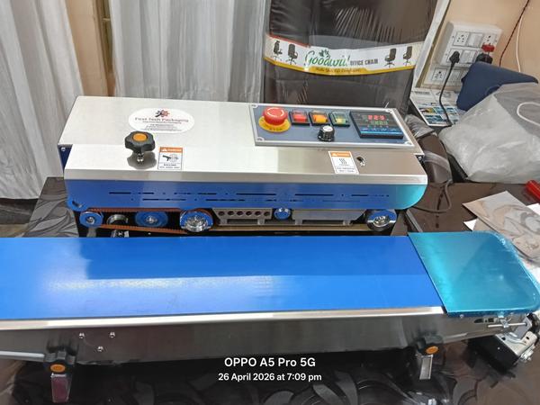 First Tech Packaging, Indore, we have an exclusive range of Stainless Steel Body Band Sealer Machines.