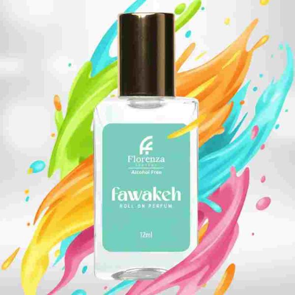 Fawakeh Roll On by Florenza Italia, a vibrant and refreshing fragranceinspired by the sweetness of exotic fruits. This long-lasting perfume is designed forboth men and women, offering a lively and energizing scent that brightens your day.Whether you’re seeking perfumes for men or perfumes for women, Fawakeh Roll Ondelivers a unique and captivating fragrance that lingers beautifully.Perfect for those who appreciate affordable premium perfumes, Fawakeh Roll Onprovides a luxury scent experience without the high price tag. Its convenient roll-ondesign makes it ideal for daily use and travel. As a gift perfume, Fawakeh Roll On is adelightful choice, making any occasion extra special with its fresh and uplifting aroma.Fawakeh Roll On – a burst of freshness, the perfect gift for every occasion.