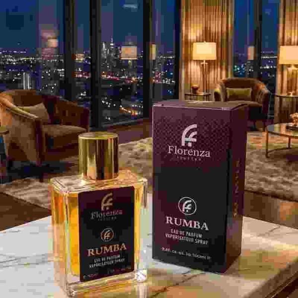 Rumba by Florenza Italia, a vibrant and captivating fragrance that danceswith energy and passion. This long-lasting perfume is crafted for both men and women,offering a bold yet elegant scent that makes a lasting impression. Whether you’relooking for perfumes for men or perfumes for women, Rumba delivers a unique blend ofnotes that captures the spirit of adventure and excitement.As an affordable premium perfume, Rumba offers luxury without compromise. It’s theperfect gift perfume for those who appreciate distinctive fragrances with personality.Whether for yourself or as a thoughtful gift, Rumba adds a lively and sophisticated touchto any occasion.Rumba – a fragrance that moves with you, a gift that stands out