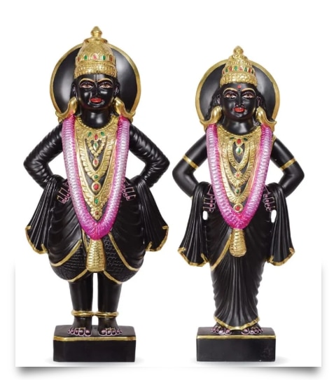 We are manufacturing in Marble Radhe Krishna murti 