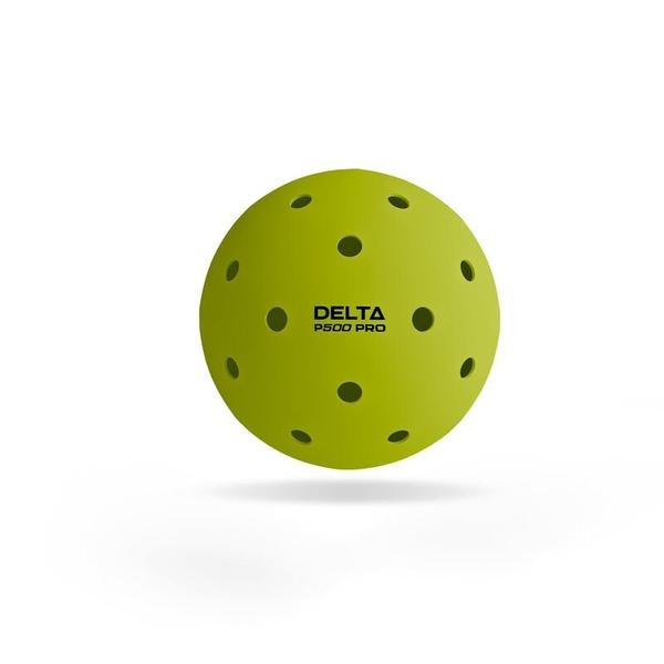 This neon yellow outdoor pickleball is built for durability and consistent performance. With 40 precision-drilled holes, it delivers a stable flight, while its tough construction withstands outdoor courts. The responsive bounce ensures reliable play, game after game.