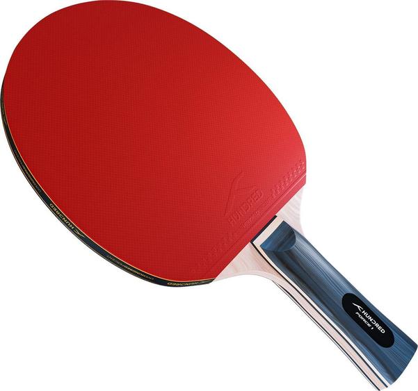 The Force 1 is designed to provide confidence for players transitioning to a more assertive game. It offers a noticeable lift in speed over the base model while maintaining excellent stability, making it the ideal bat for a reliable attack and consistent ball control.Blade material: Plywood, thickness 6.8 mmHandle shape size: Flared (101 mm x 34 mm)Head size:158 mm x 151 mmRubber: Advanced sulfur rubber, thickness 1.2 mmSponge: Ordinary Orange Sponge, thickness 1.8 mm & hardness 6.0 mmStandards: ITTF approved