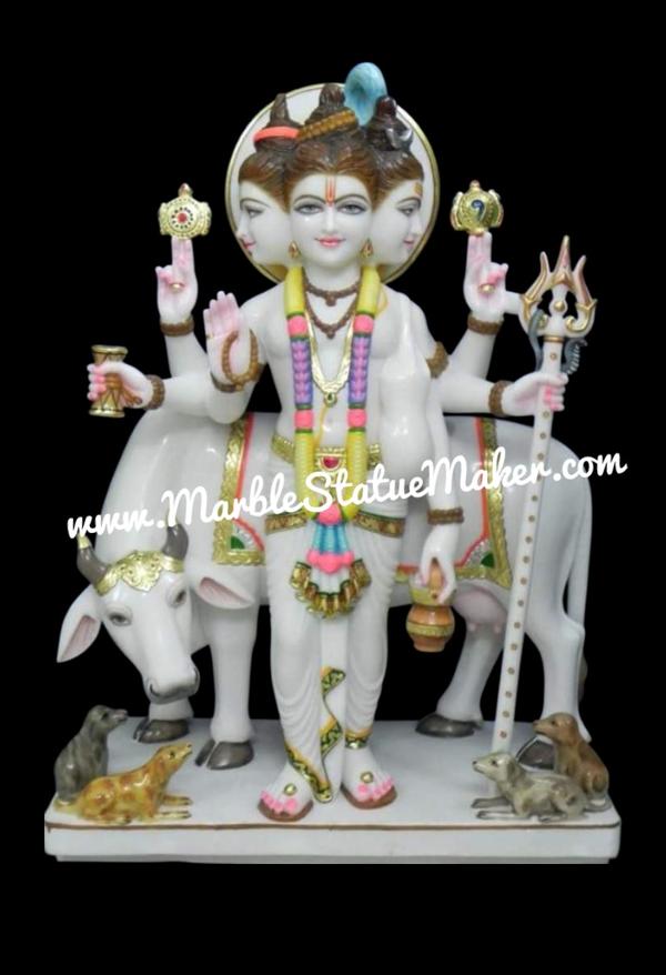 Lord Dattatreya (Datta Guru) is a revered Hindu deity, considered the combined avatar of the Trimurti—Brahma, Vishnu, and Shiva.
