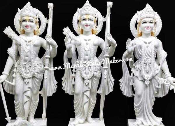 Ram Darbar represents the divine, seated assembly of Lord Rama, embodying the ideals of Ram Rajya (righteous rule), harmony, and familial devotion.It typically features Lord Rama, goddess Sita, his brother Lakshmana, and his devotee Hanuman, symbolizing a perfect union of justice, loyalty, and strength.